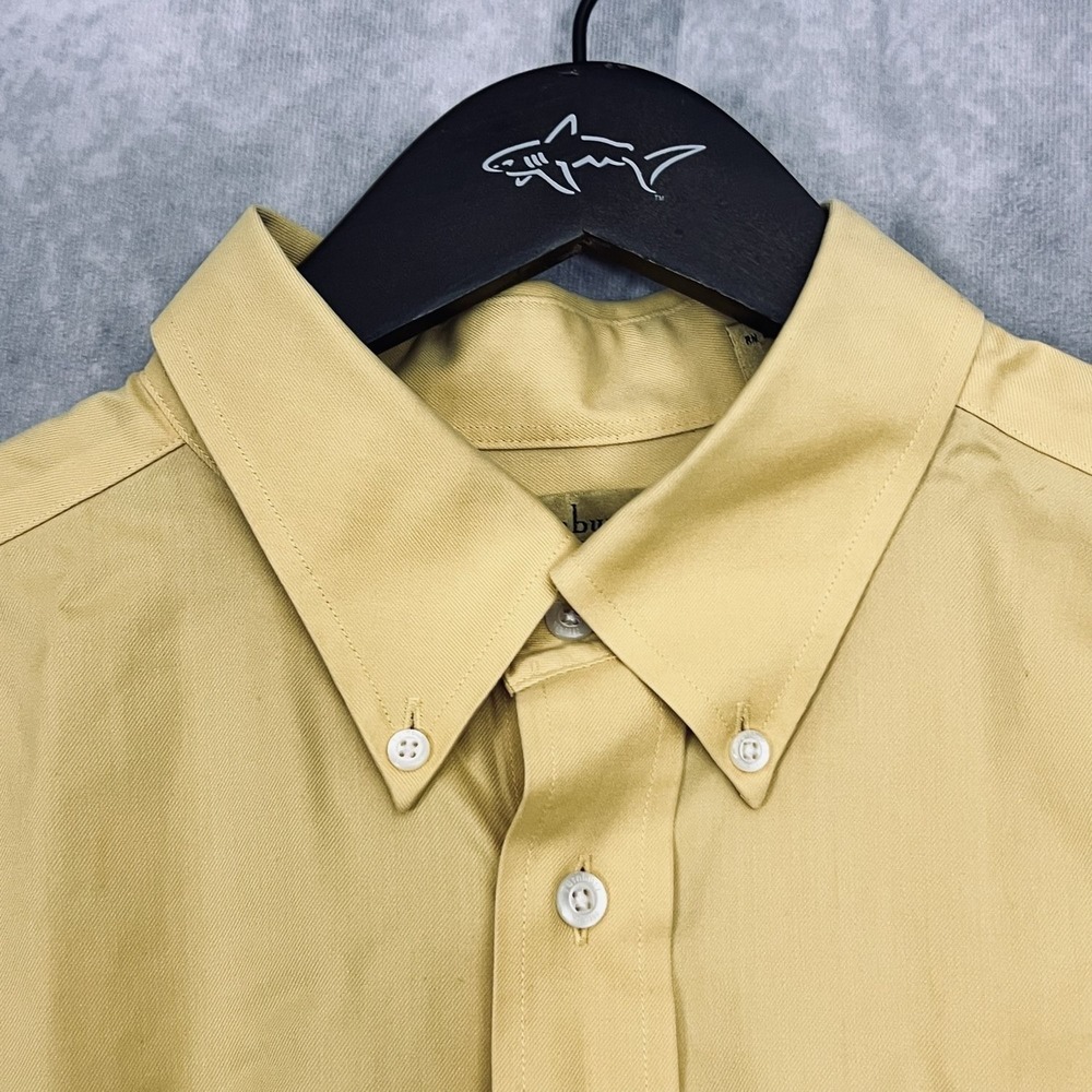 Turnbury Mens Large Easy Care Cotton Shirt Button Down 33" Sleeve Soft‎ Fabric
